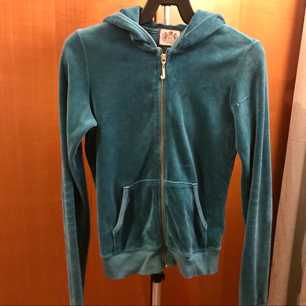 Teal Juicy Couture Sweatsuit Tracksuit Top